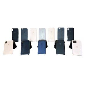 Apple iPhone & Unbranded Cell Phone Cases Black Blue Grey Pink Purple Silicone